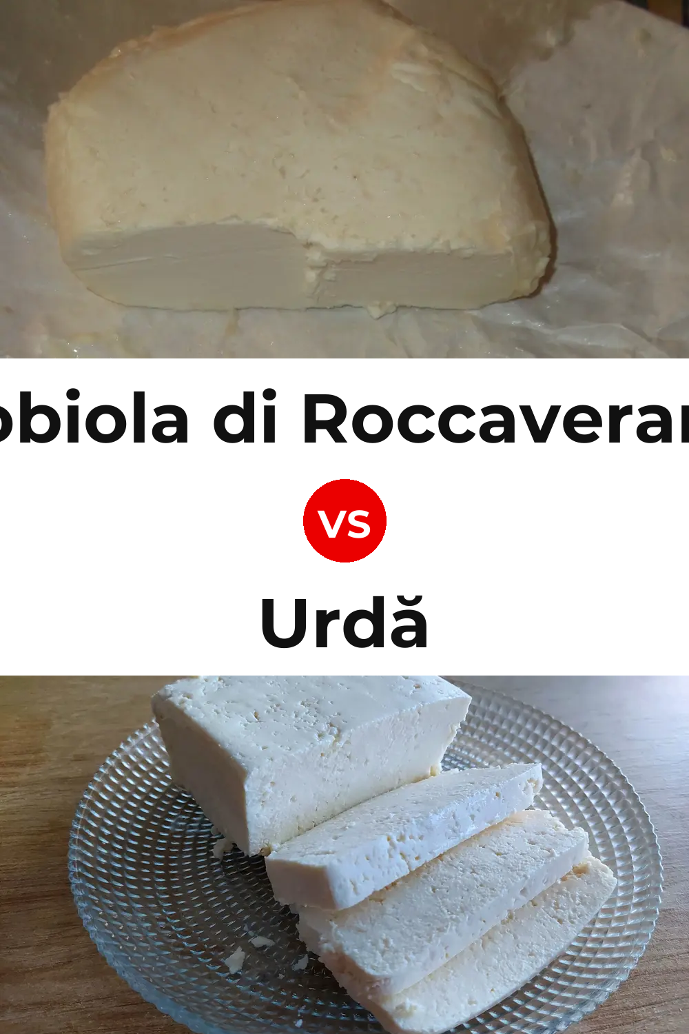 Robiola di Roccaverano Cheese vs Urdă Cheese Pinterest comparison