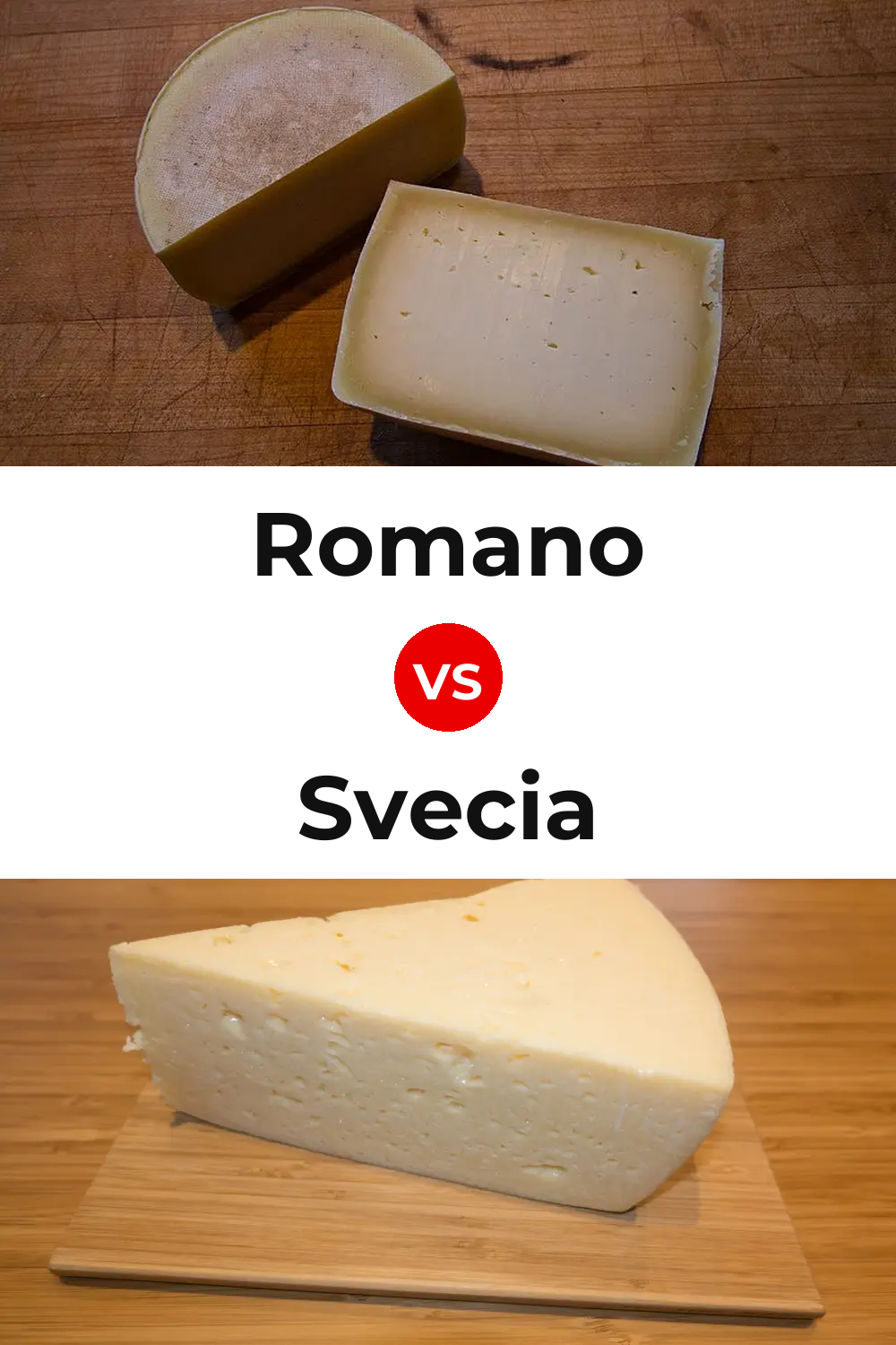 Romano Cheese vs Svecia Cheese Pinterest comparison