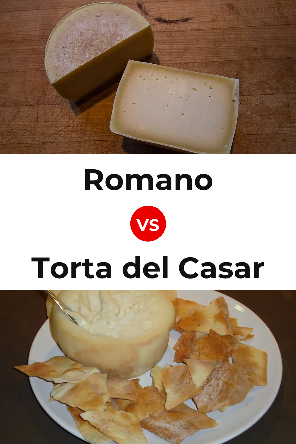 Romano Cheese vs Torta del Casar Cheese Pinterest comparison