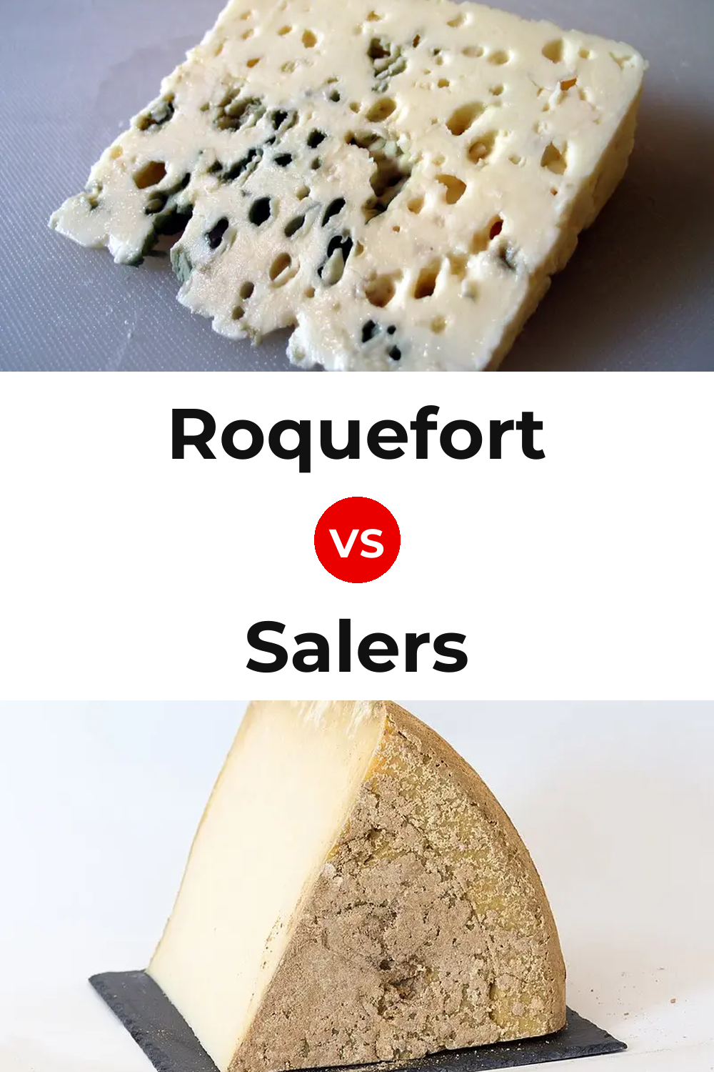 Roquefort Cheese vs Salers Cheese Pinterest comparison