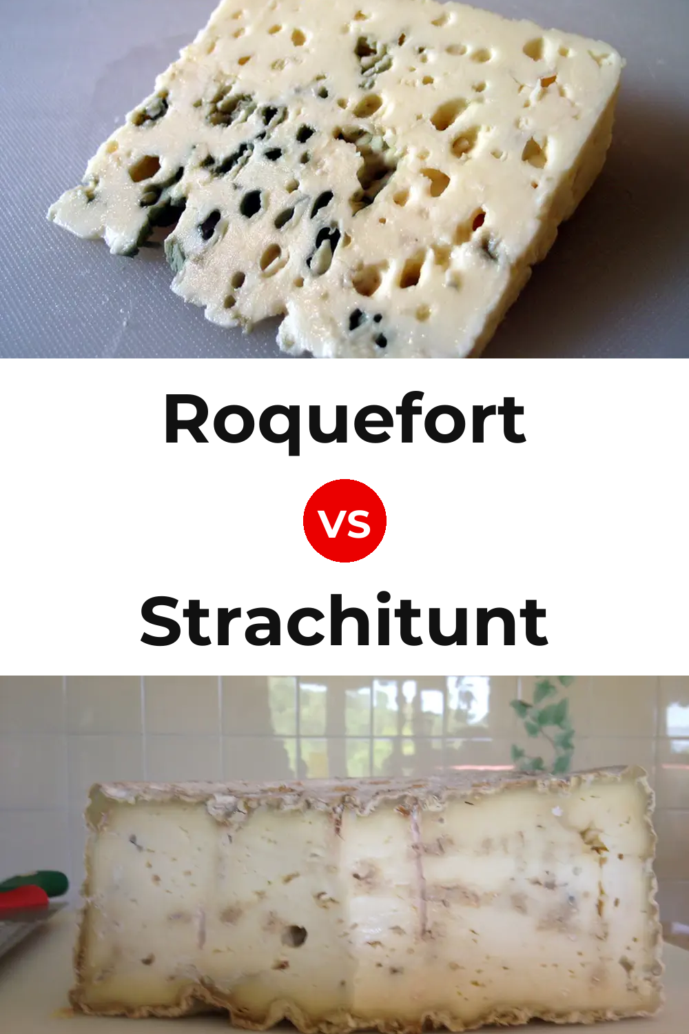 Roquefort Cheese vs Strachitunt Cheese Pinterest comparison