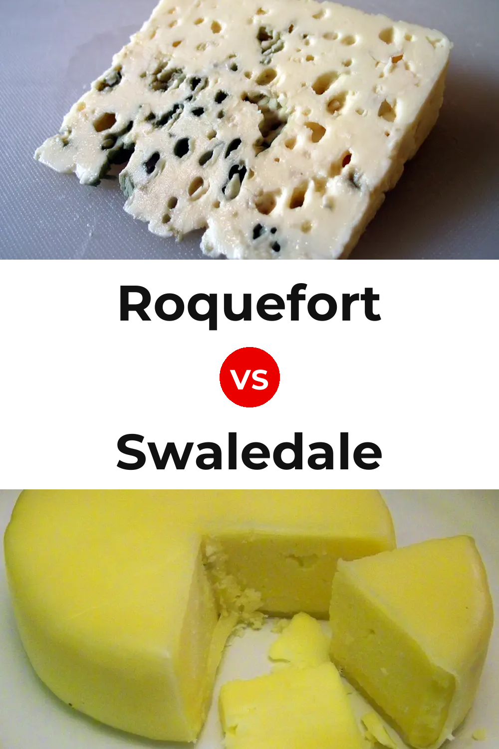 Roquefort Cheese vs Swaledale Cheese Pinterest comparison