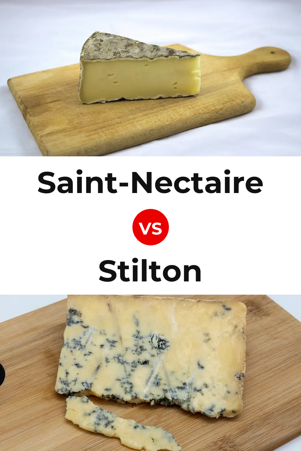 Saint-Nectaire Cheese vs Stilton Cheese Pinterest comparison