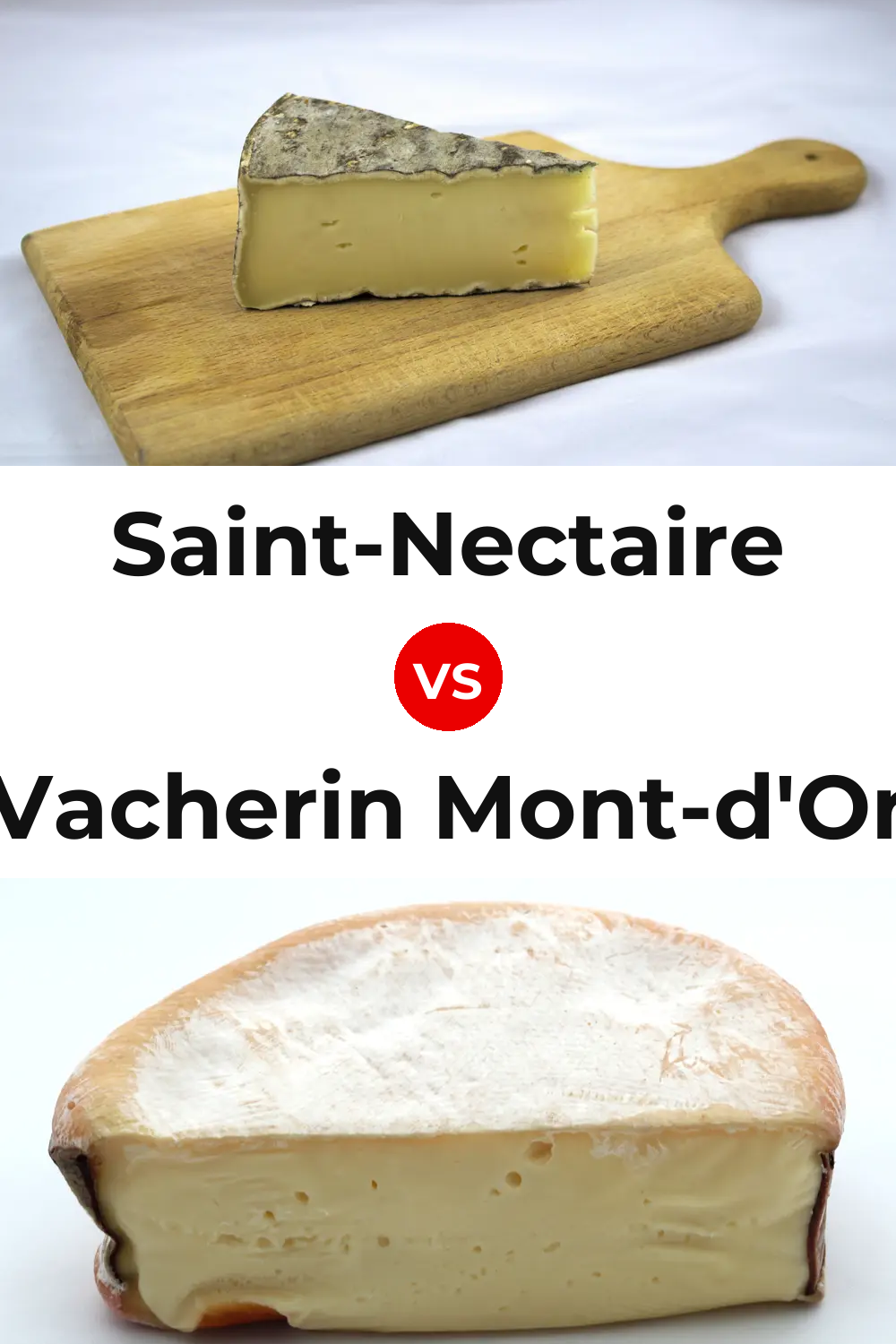 Saint-Nectaire Cheese vs Vacherin Mont-d'Or Cheese Pinterest comparison