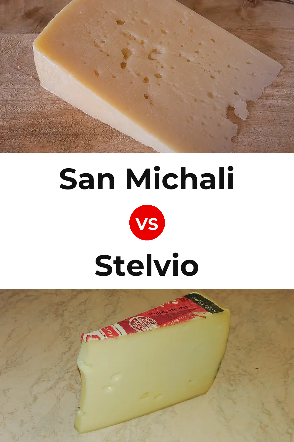 San Michali Cheese vs Stelvio Cheese Pinterest comparison