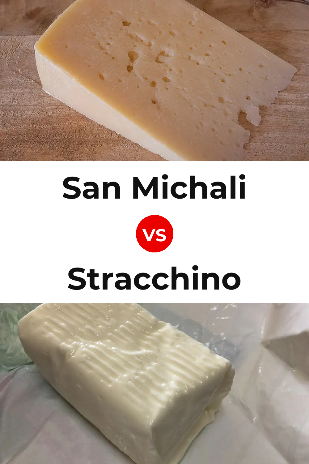 San Michali Cheese vs Stracchino Cheese Pinterest comparison