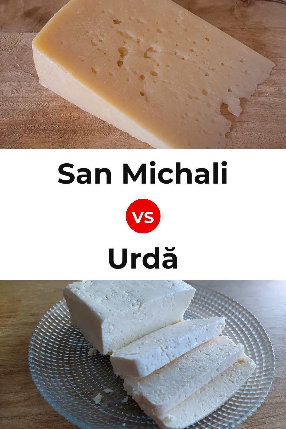 San Michali Cheese vs Urdă Cheese Pinterest comparison