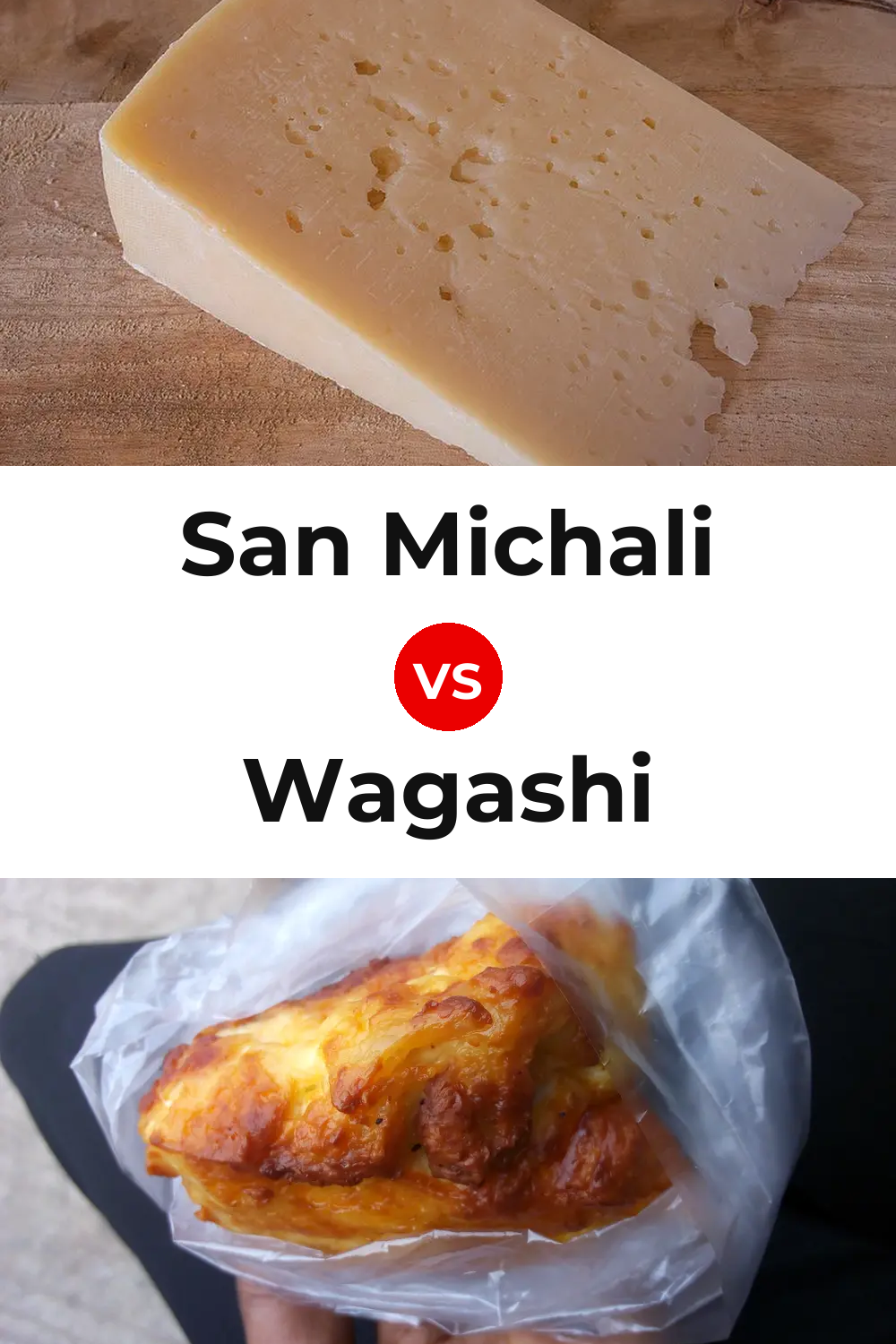 San Michali Cheese vs Wagashi Cheese Pinterest comparison