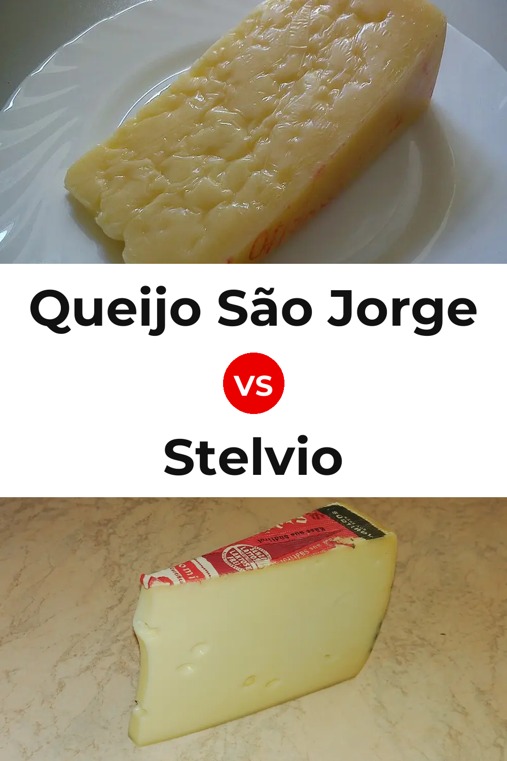Queijo São Jorge vs Stelvio Cheese Pinterest comparison