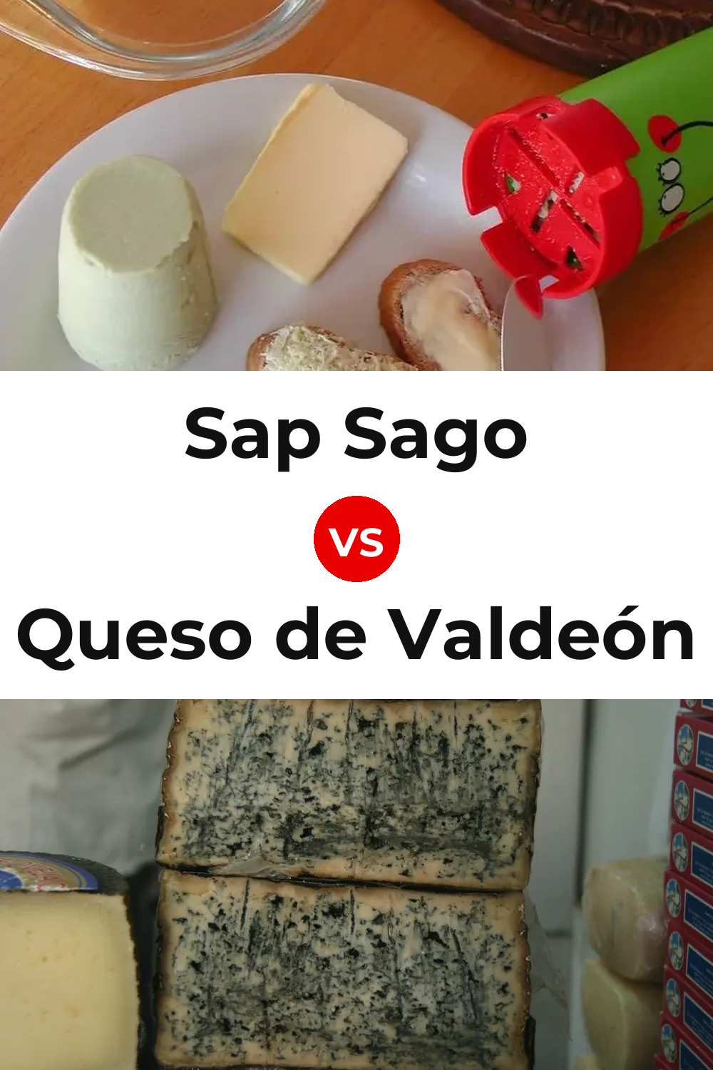 Sap Sago Cheese vs Queso de Valdeón Pinterest comparison