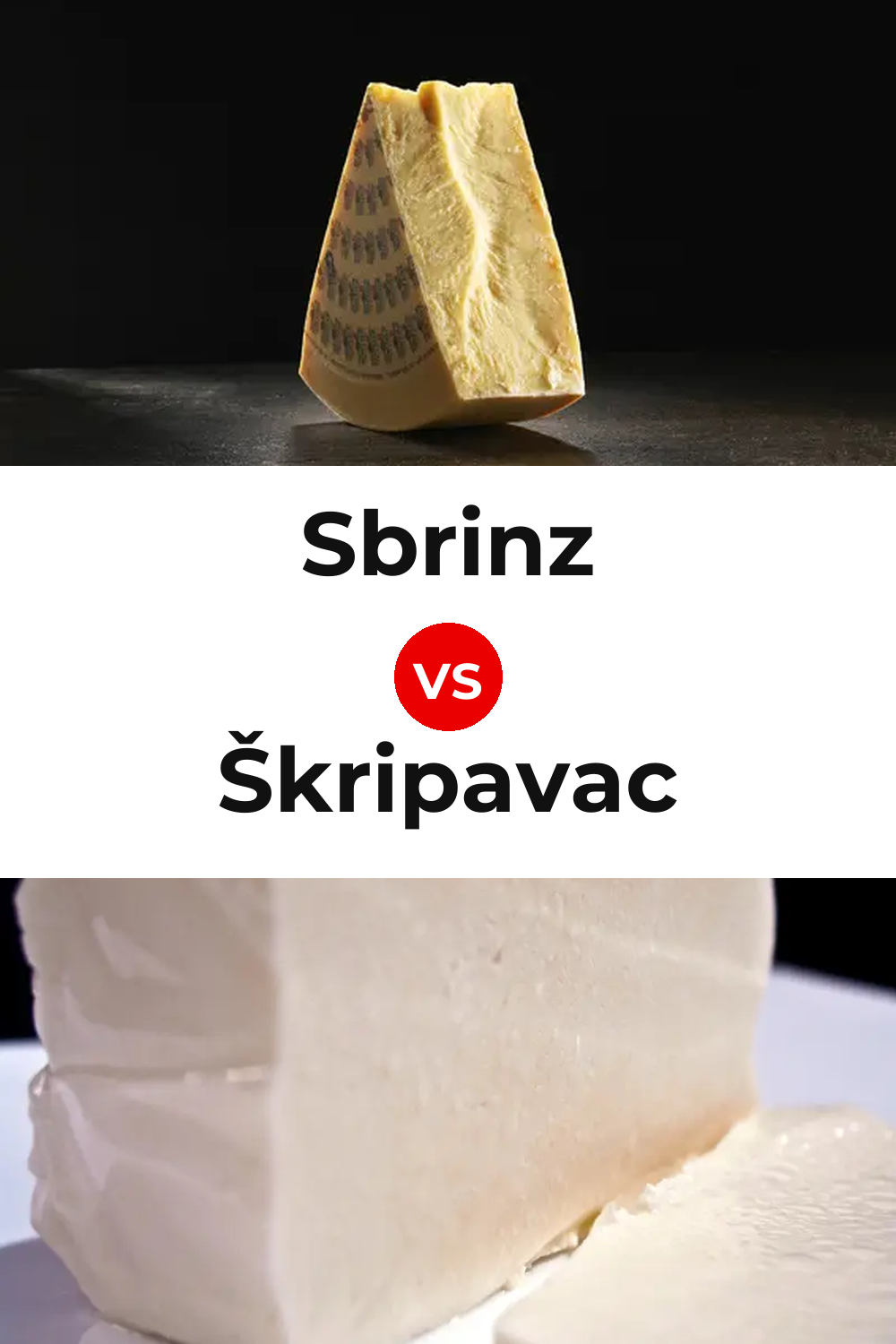 Sbrinz Cheese vs Škripavac Cheese Pinterest comparison