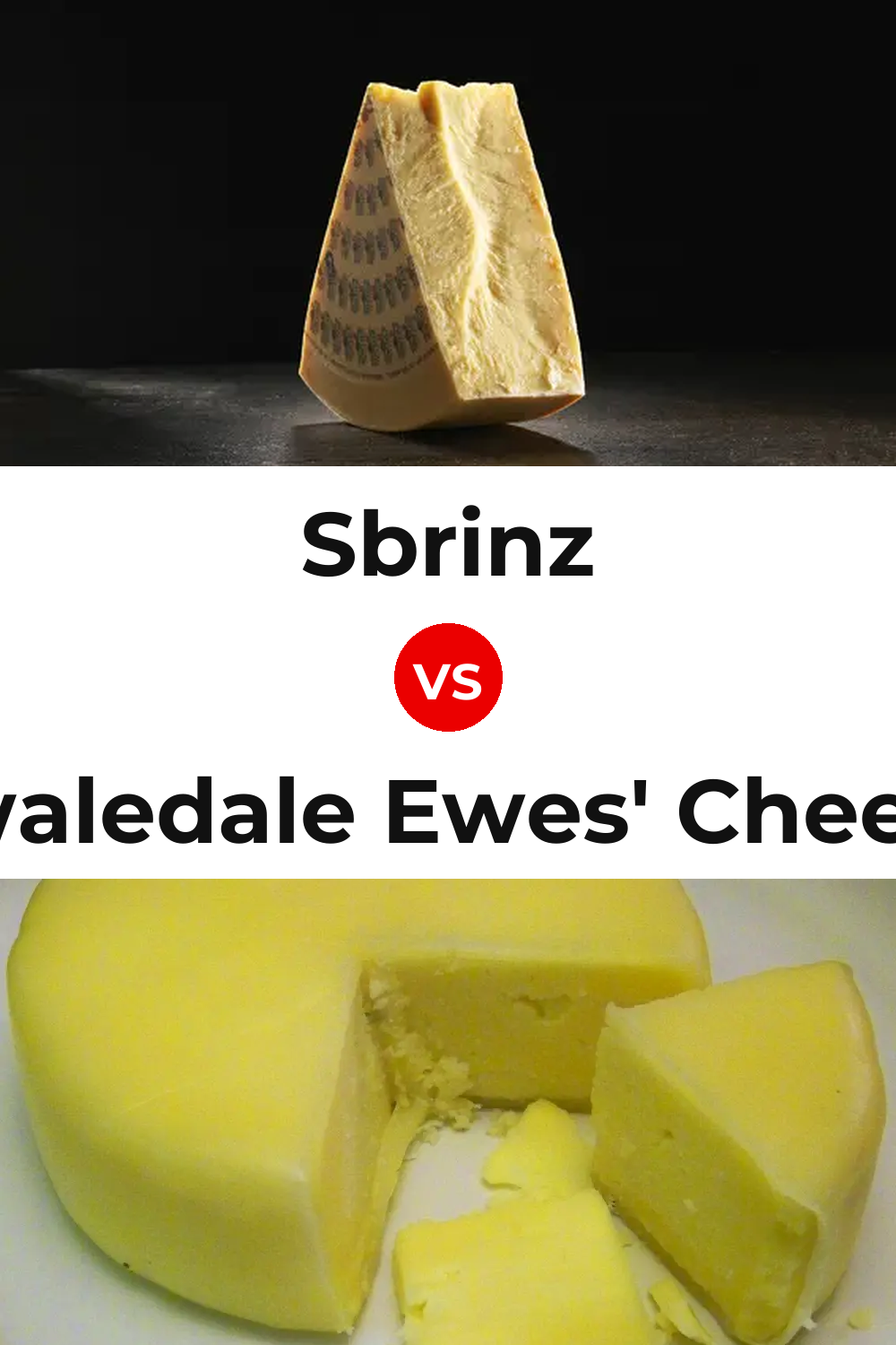Sbrinz Cheese vs Swaledale Ewes' Cheese Pinterest comparison