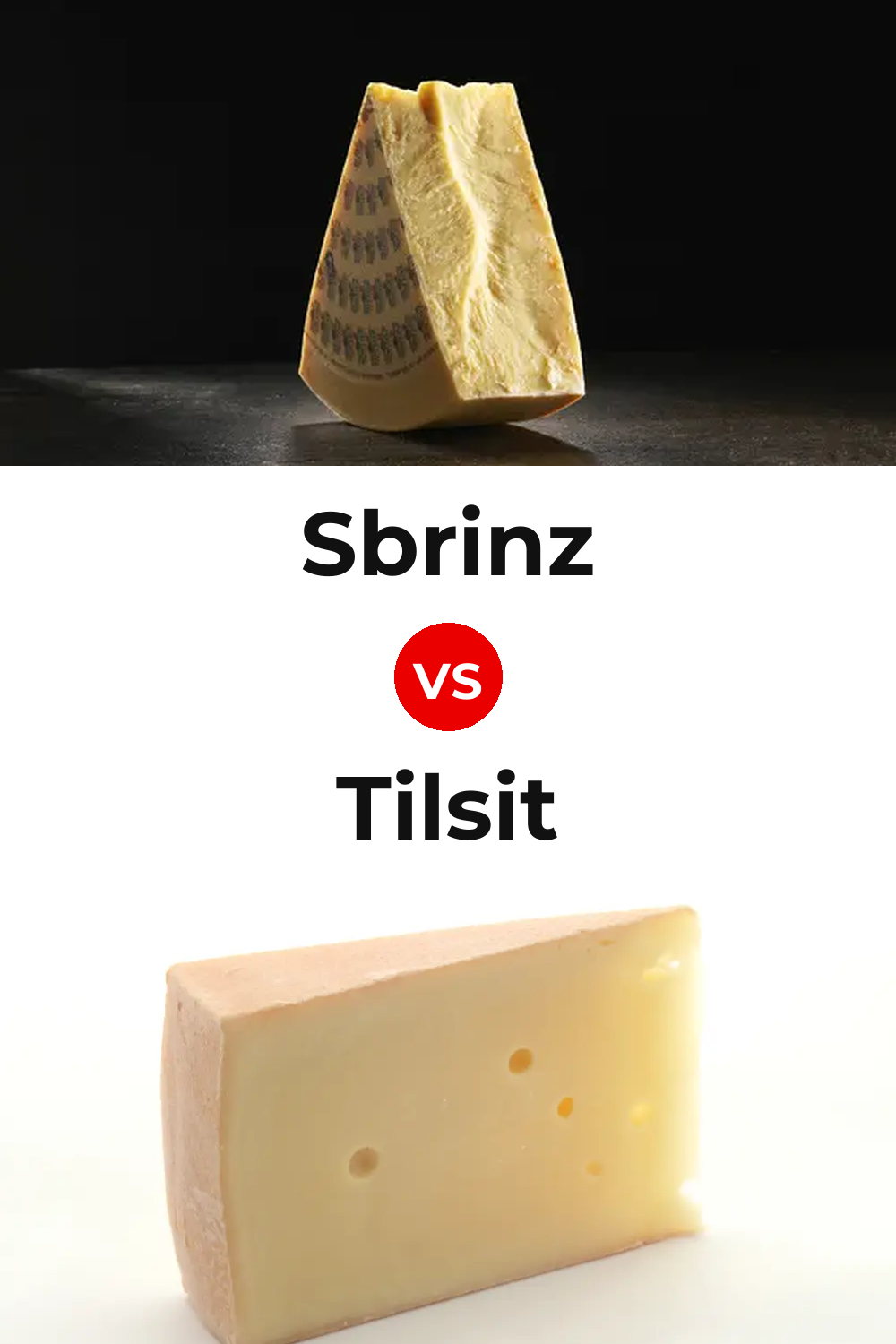 Sbrinz Cheese vs Tilsit Cheese Pinterest comparison