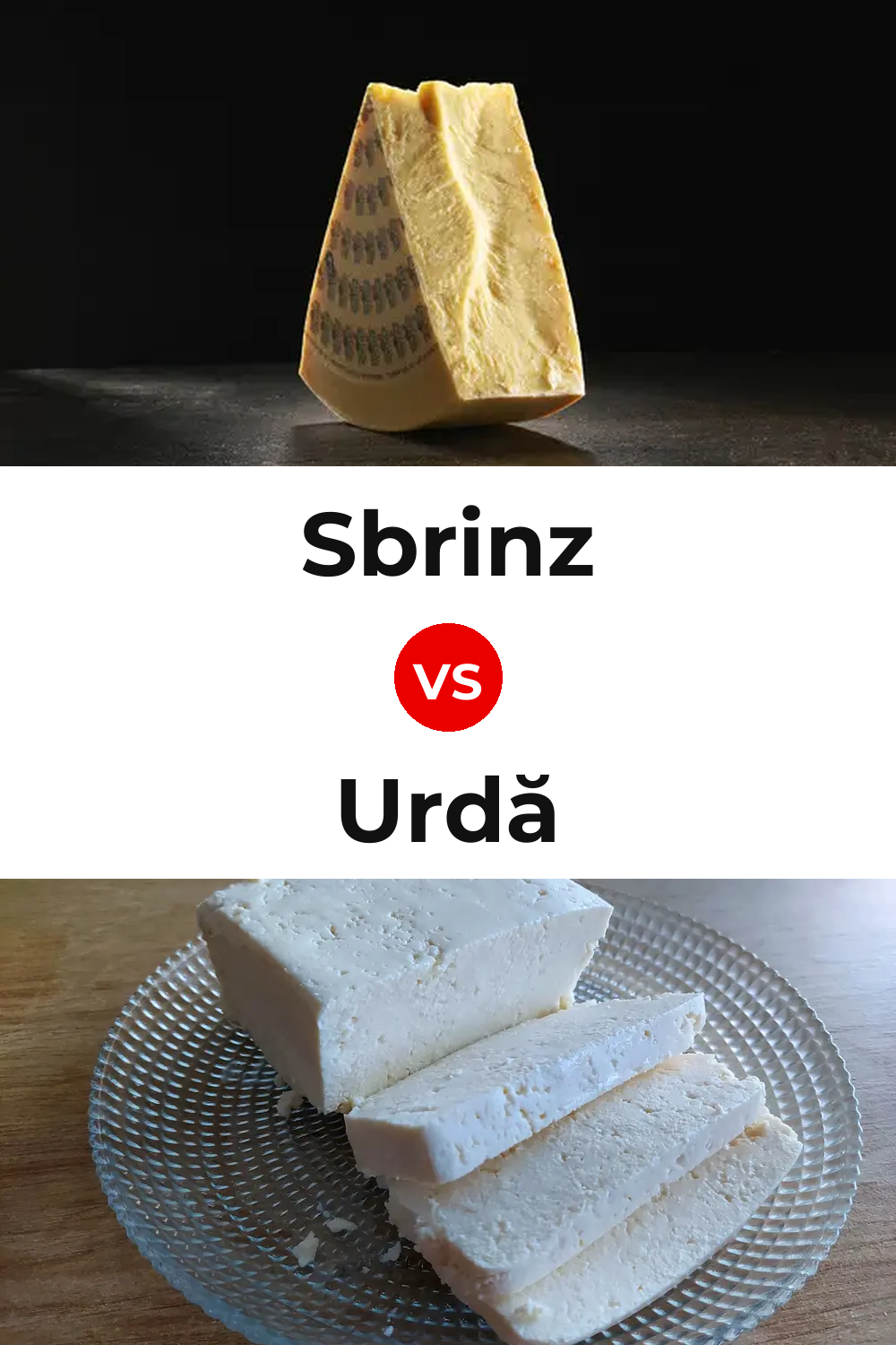Sbrinz Cheese vs Urdă Cheese Pinterest comparison