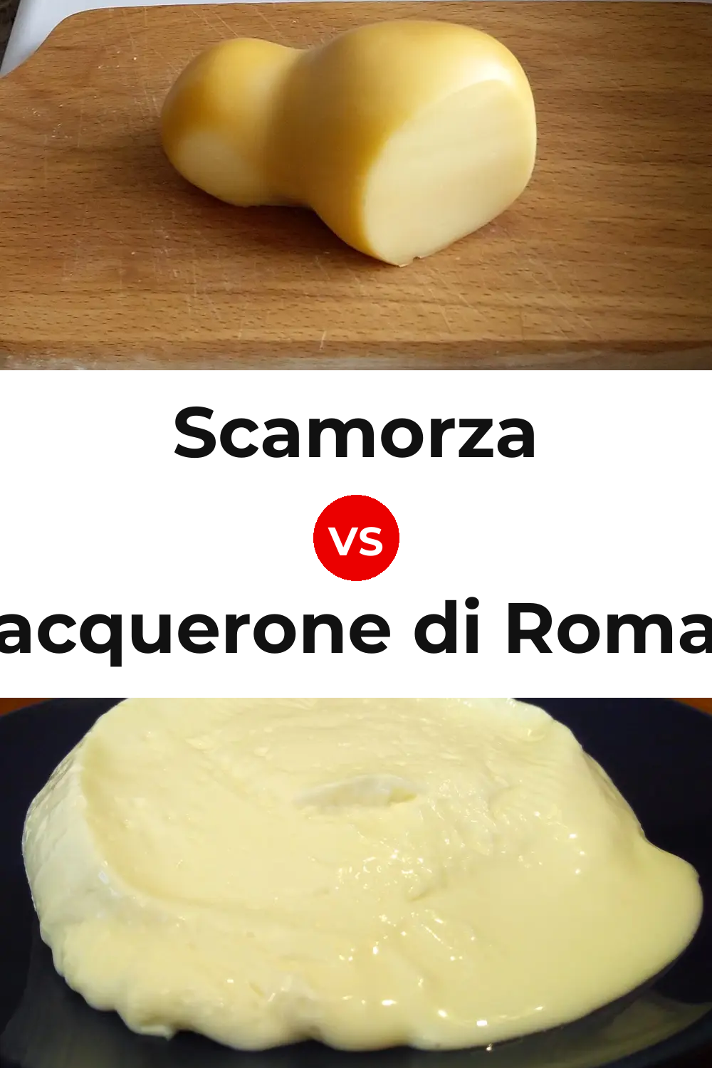 Scamorza Cheese vs Squacquerone di Romagna Cheese Pinterest comparison