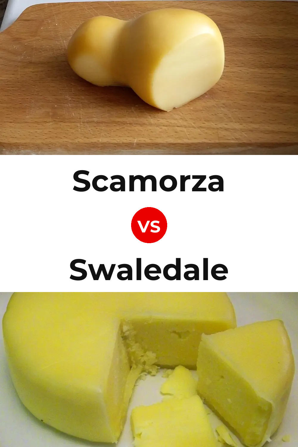 Scamorza Cheese vs Swaledale Cheese Pinterest comparison