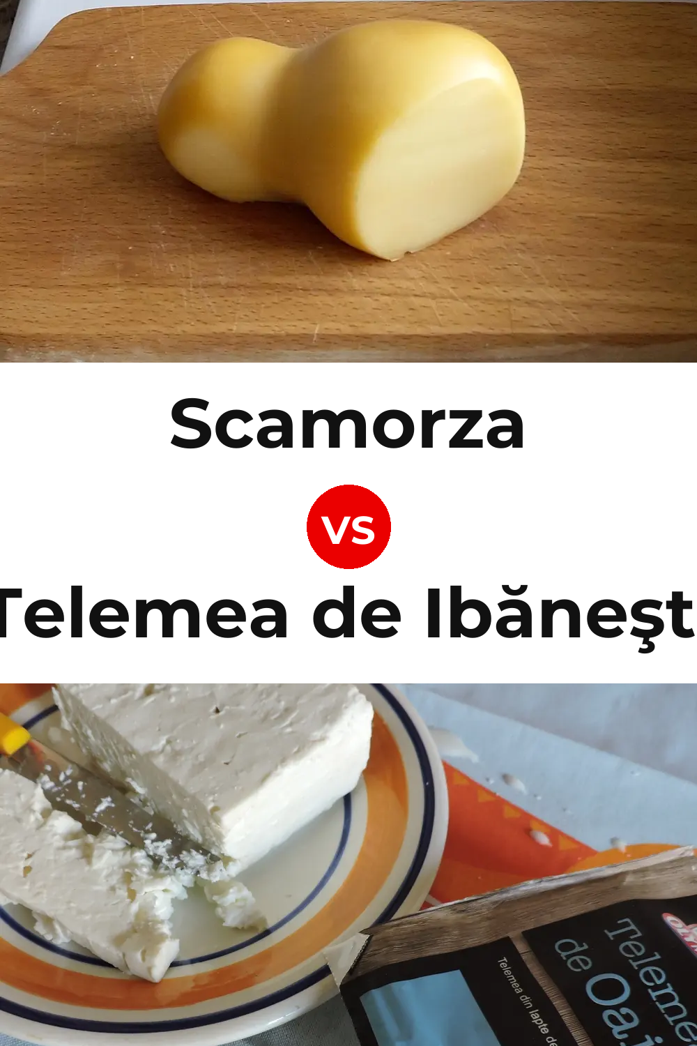 Scamorza Cheese vs Telemea de Ibăneşti Cheese Pinterest comparison