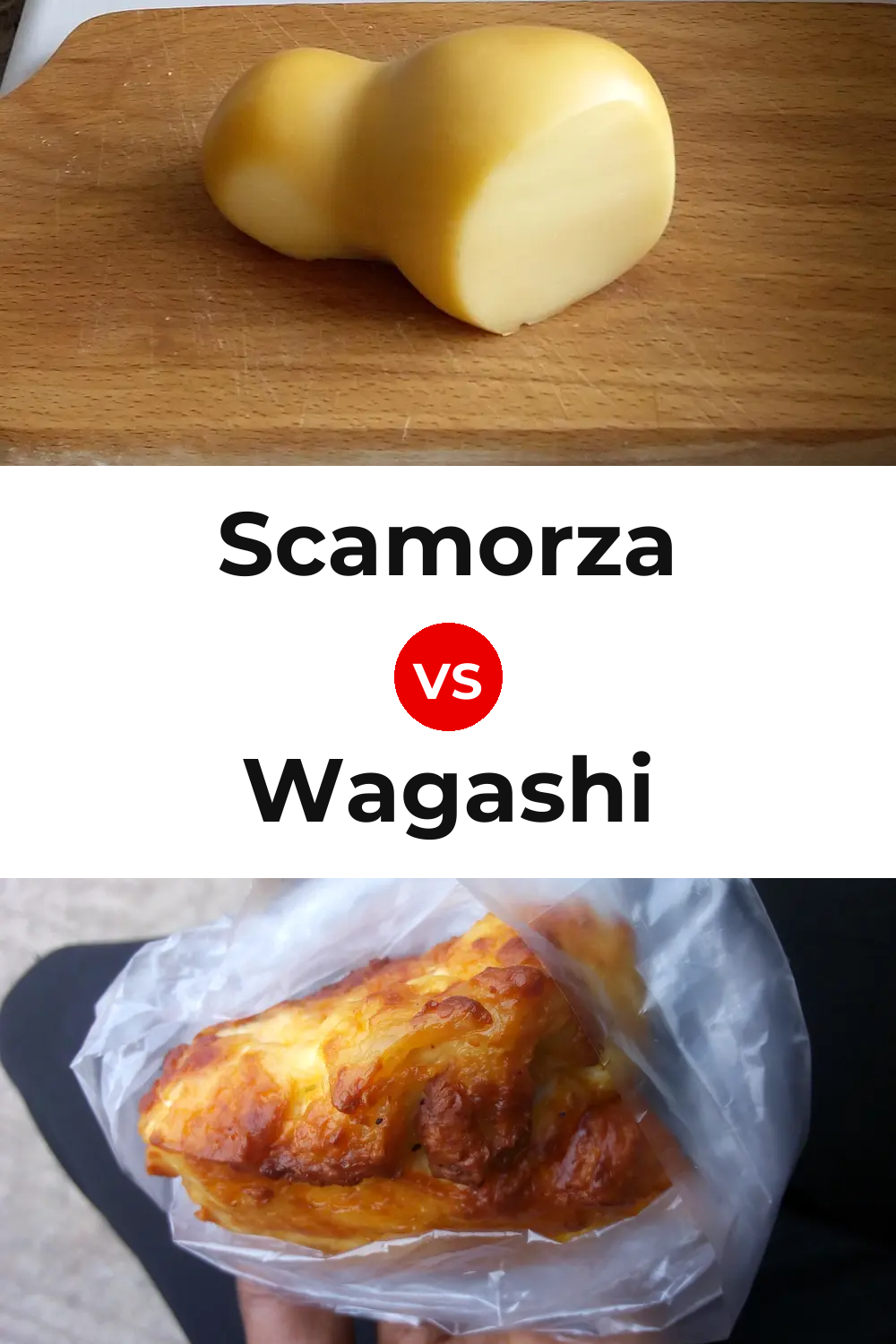 Scamorza Cheese vs Wagashi Cheese Pinterest comparison