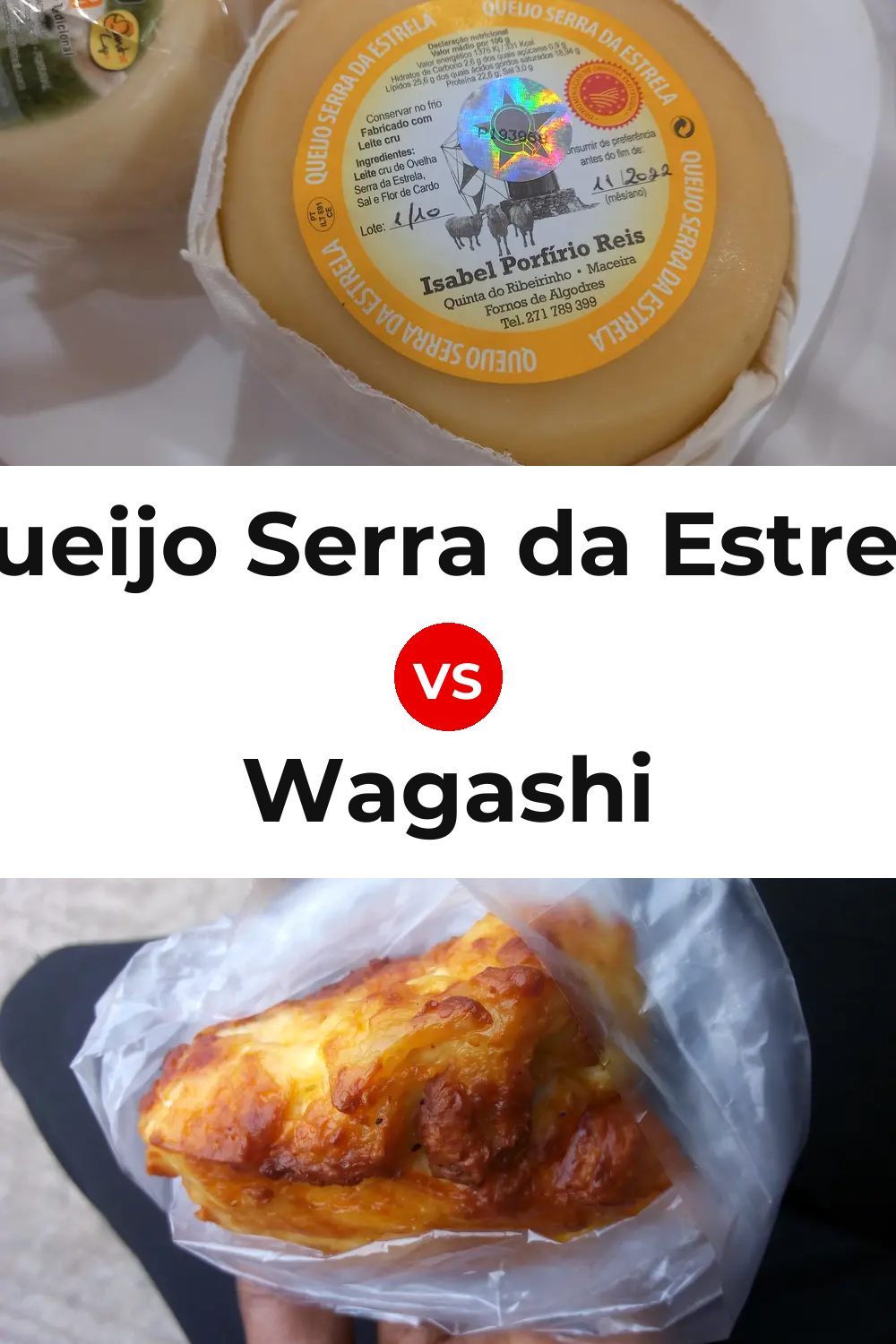 Queijo Serra da Estrela vs Wagashi Cheese Pinterest comparison