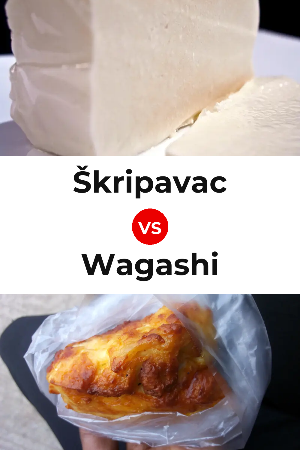 Škripavac Cheese vs Wagashi Cheese Pinterest comparison