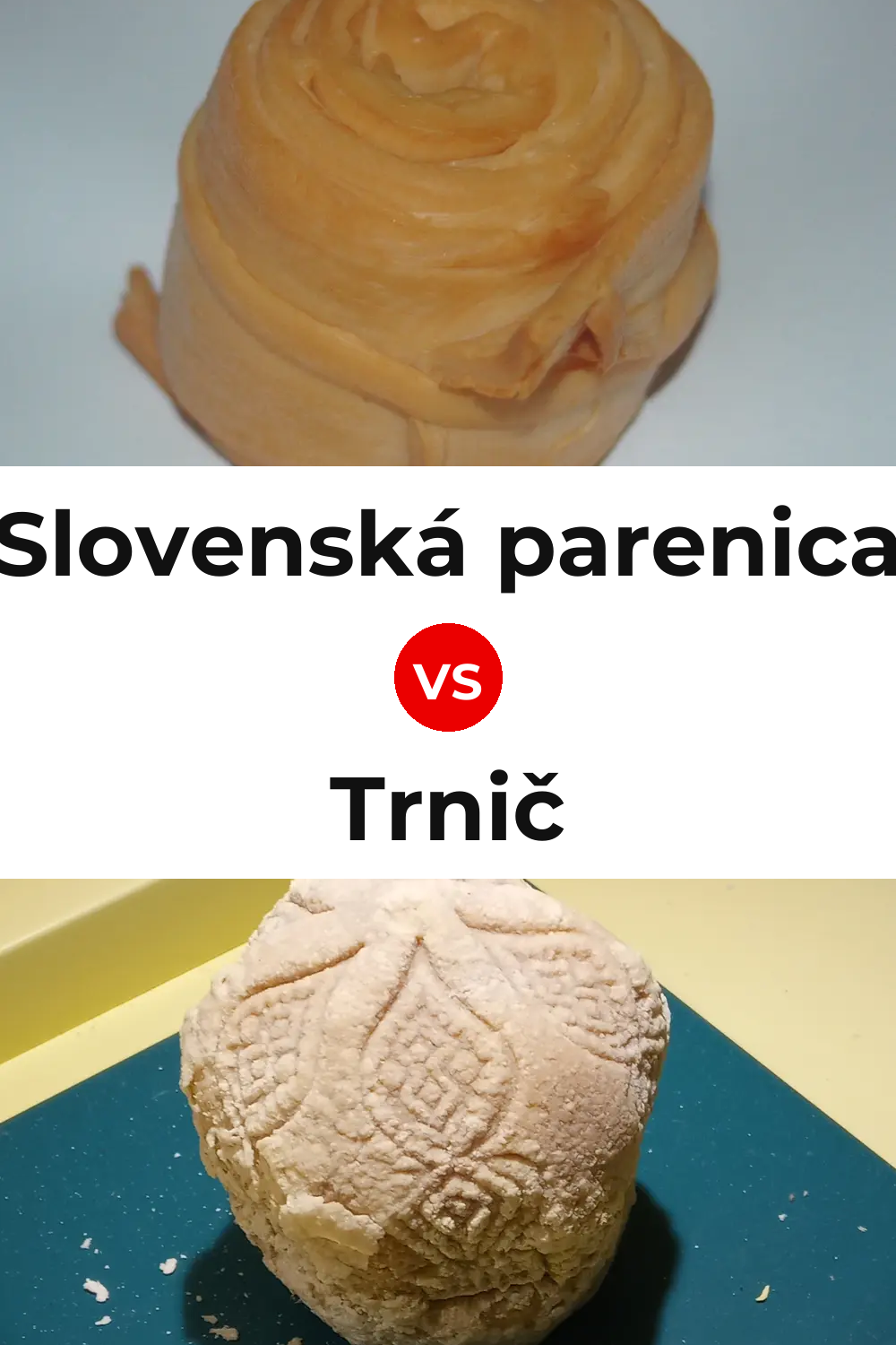Slovenská parenica Cheese vs Trnič Cheese Pinterest comparison