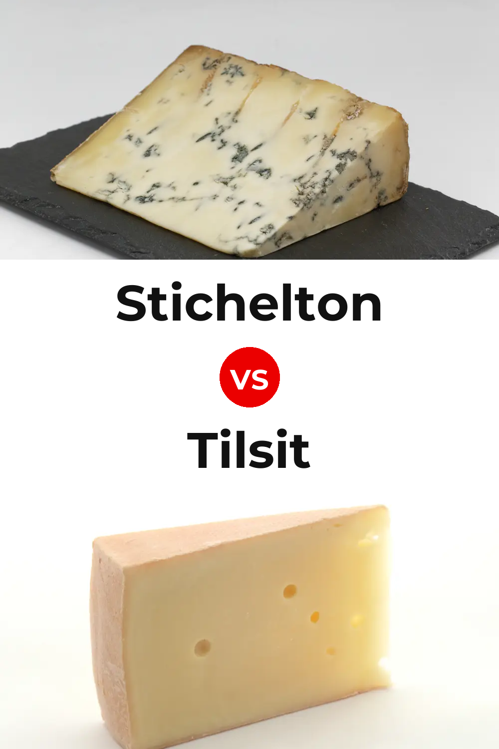 Stichelton Cheese vs Tilsit Cheese Pinterest comparison