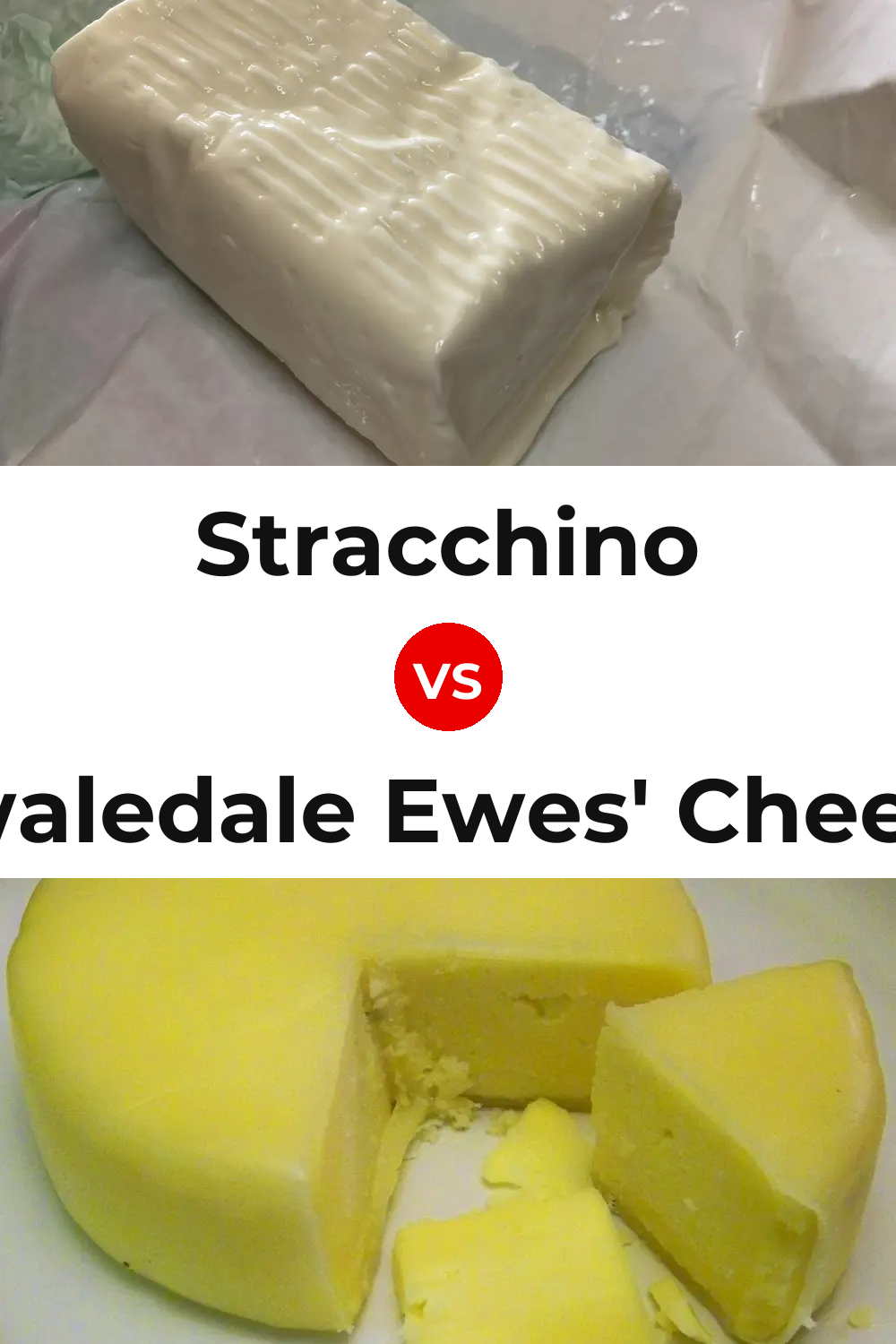 Stracchino Cheese vs Swaledale Ewes' Cheese Pinterest comparison
