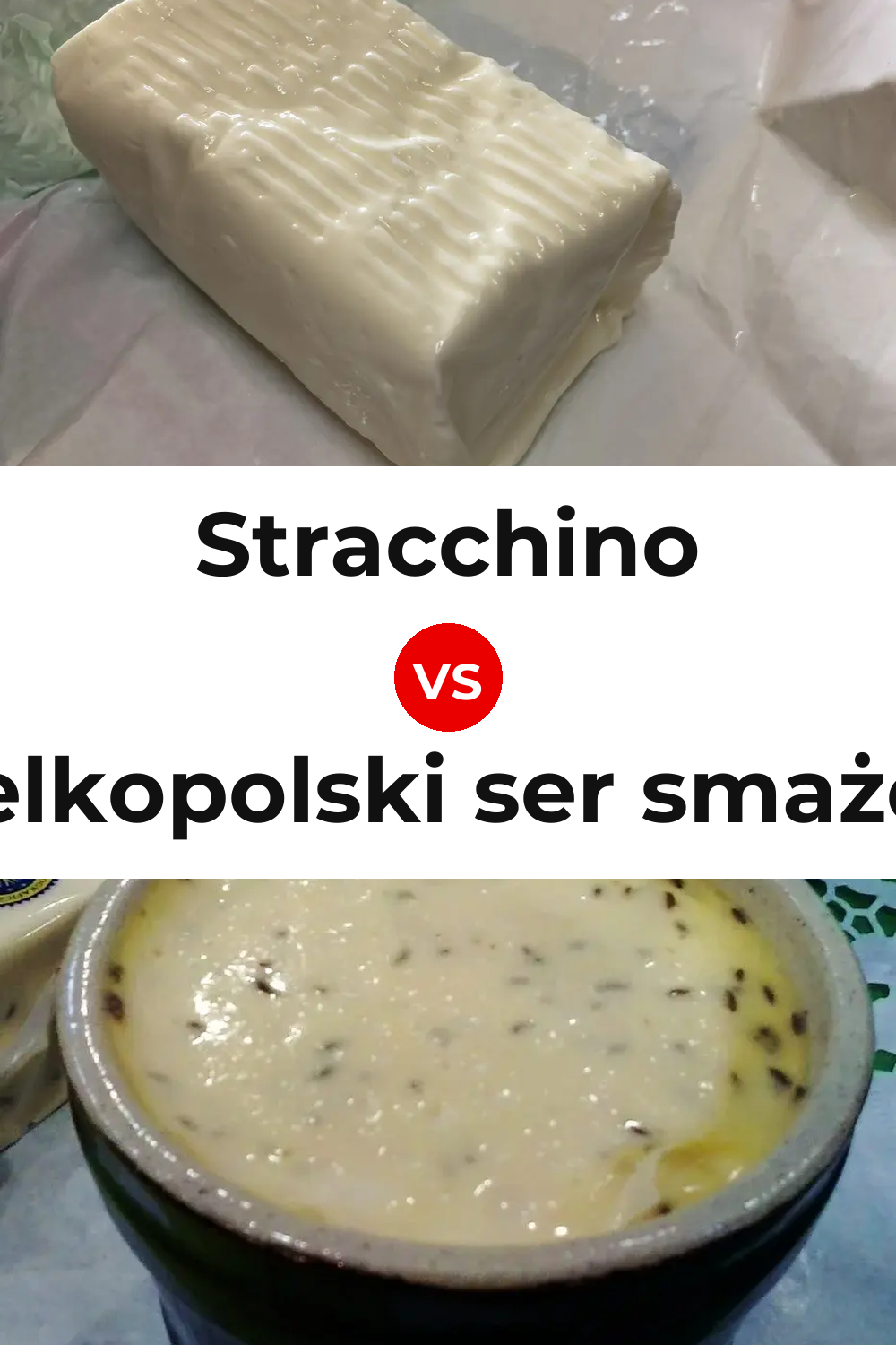 Stracchino Cheese vs Wielkopolski ser smażony Cheese Pinterest comparison