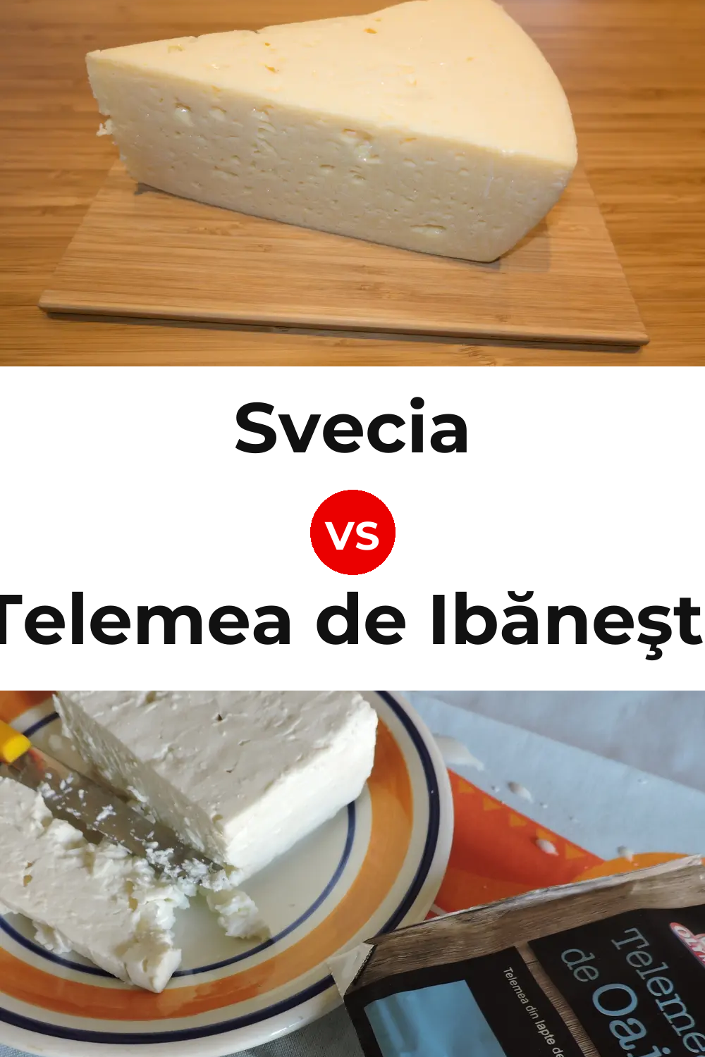Svecia Cheese vs Telemea de Ibăneşti Cheese Pinterest comparison