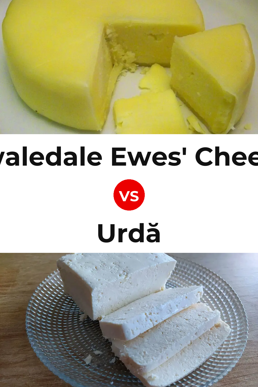 Swaledale Ewes' Cheese vs Urdă Cheese Pinterest comparison