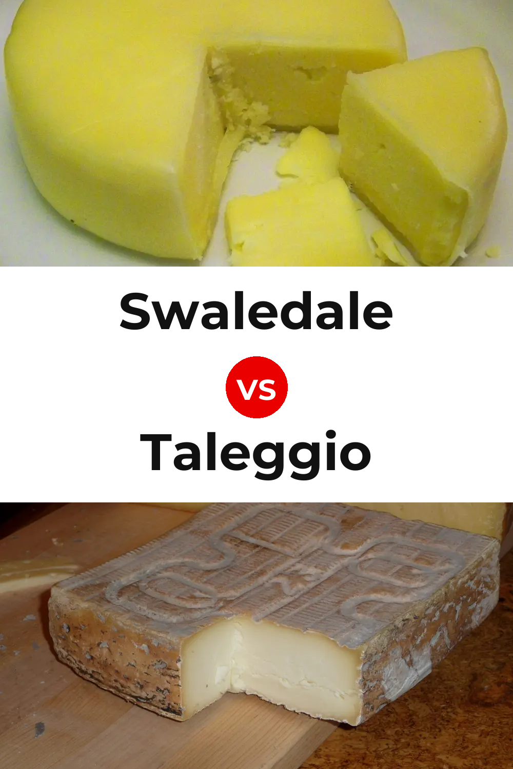 Swaledale Cheese vs Taleggio Cheese Pinterest comparison