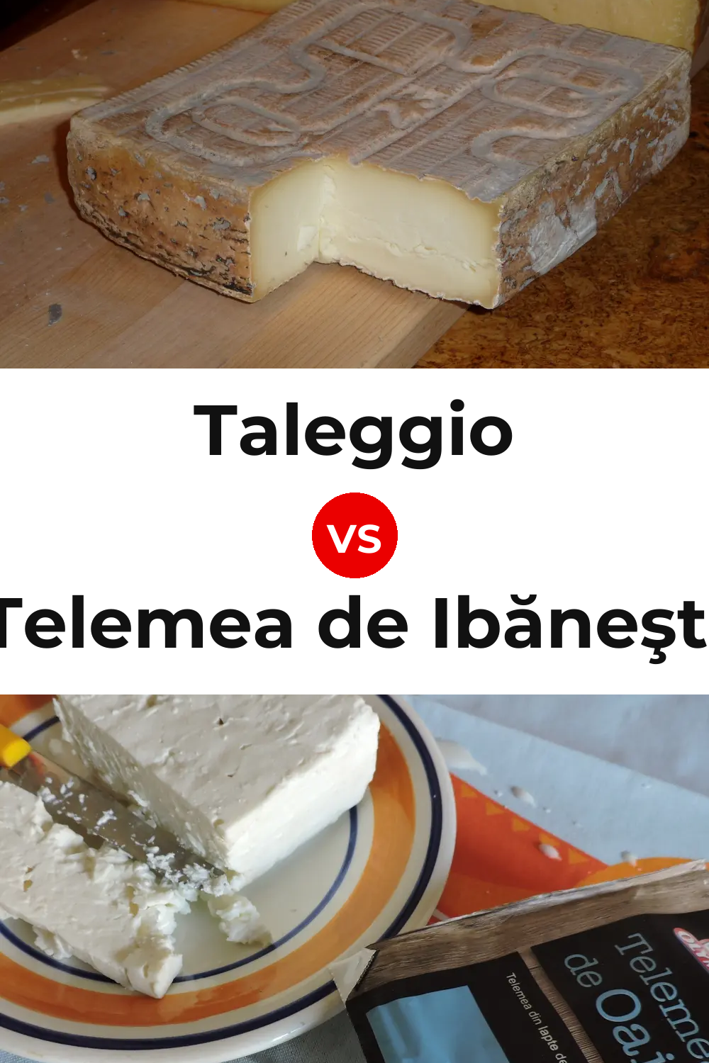 Taleggio Cheese vs Telemea de Ibăneşti Cheese Pinterest comparison