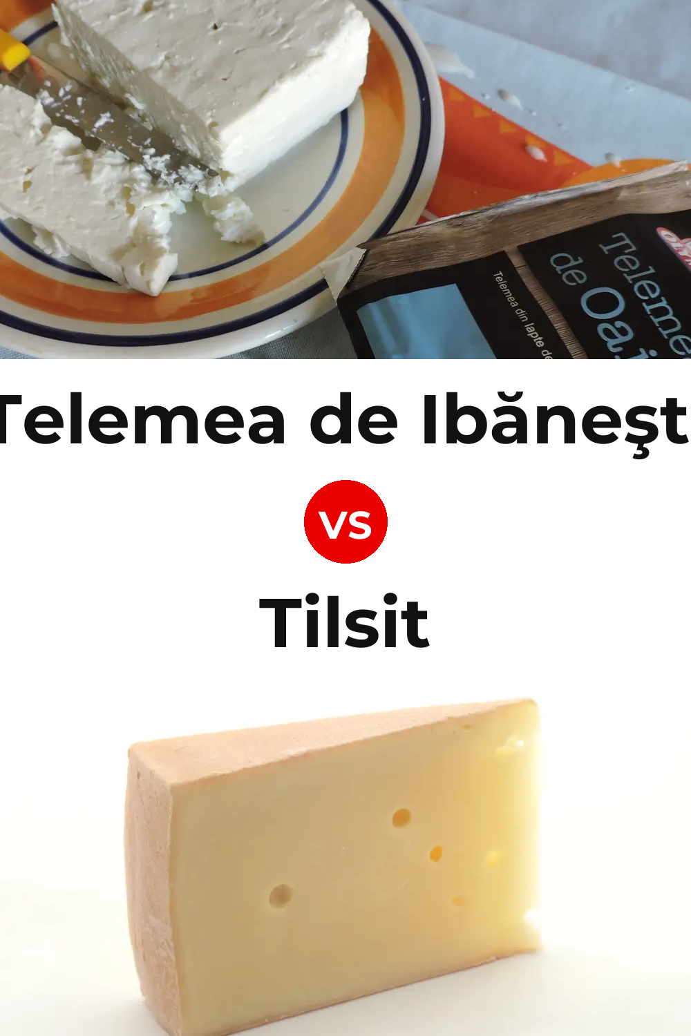 Telemea de Ibăneşti Cheese vs Tilsit Cheese Pinterest comparison