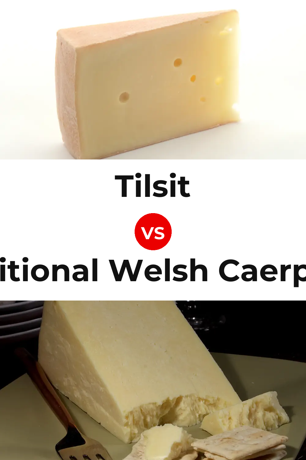 Tilsit Cheese vs Traditional Welsh Caerphilly Cheese Pinterest comparison