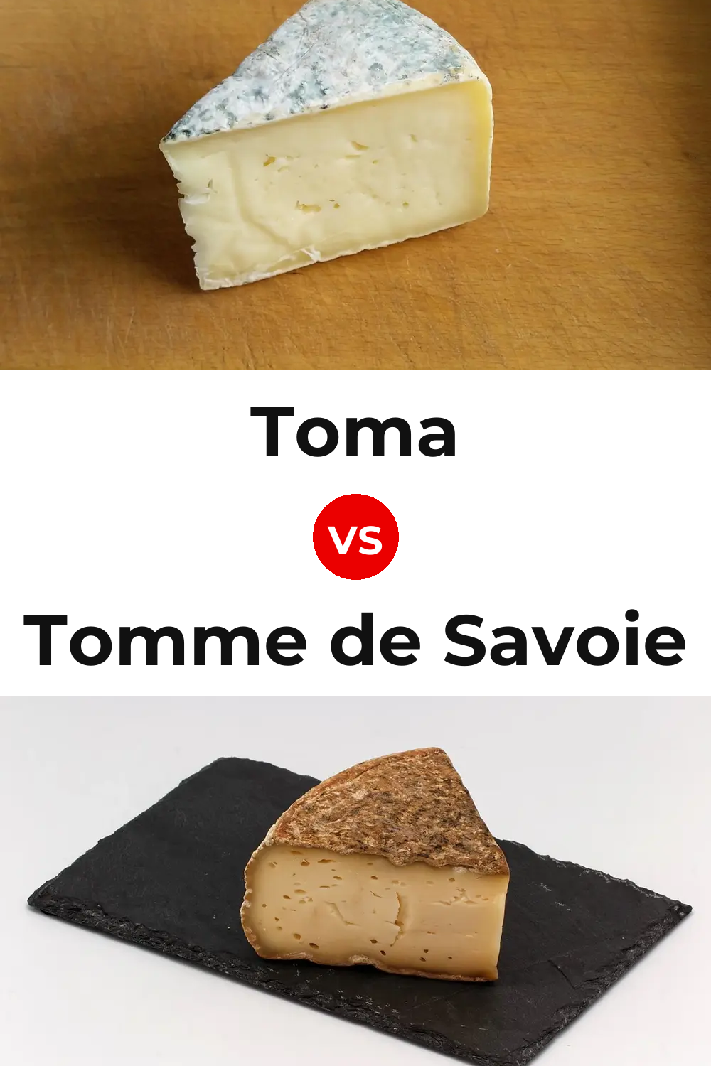 Toma Cheese vs Tomme de Savoie Cheese Pinterest comparison