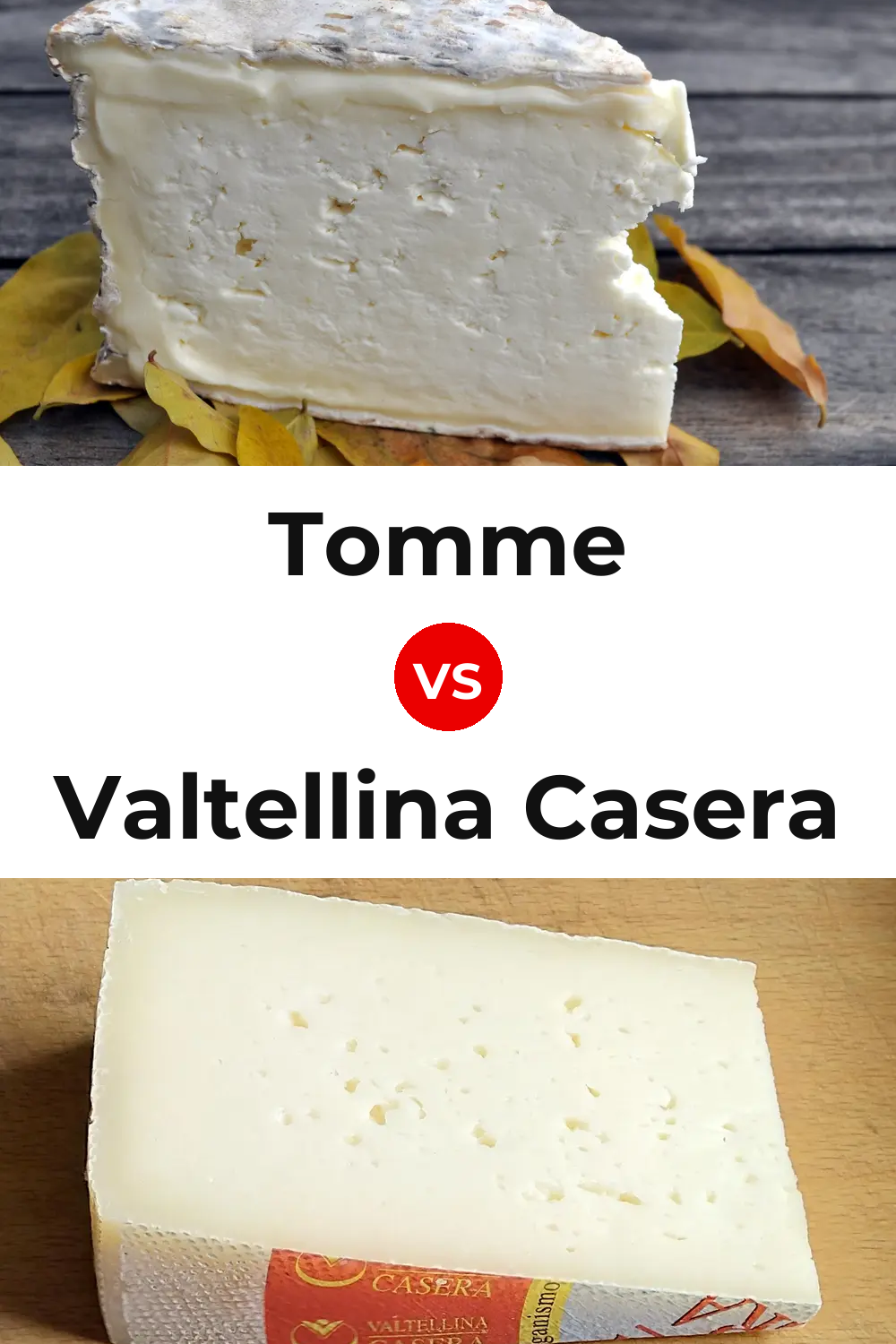 Tomme Cheese vs Valtellina Casera Cheese Pinterest comparison