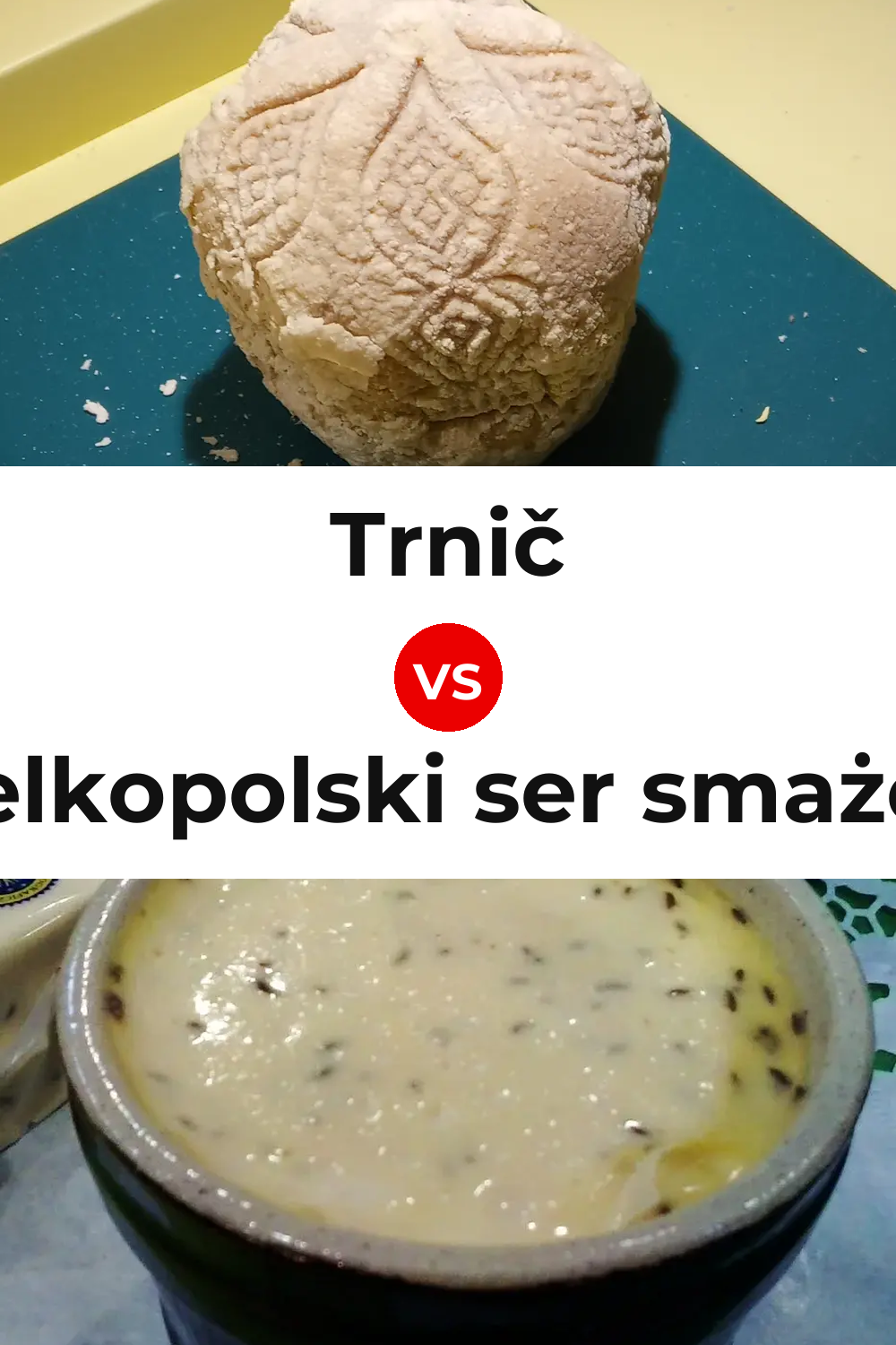 Trnič Cheese vs Wielkopolski ser smażony Cheese Pinterest comparison