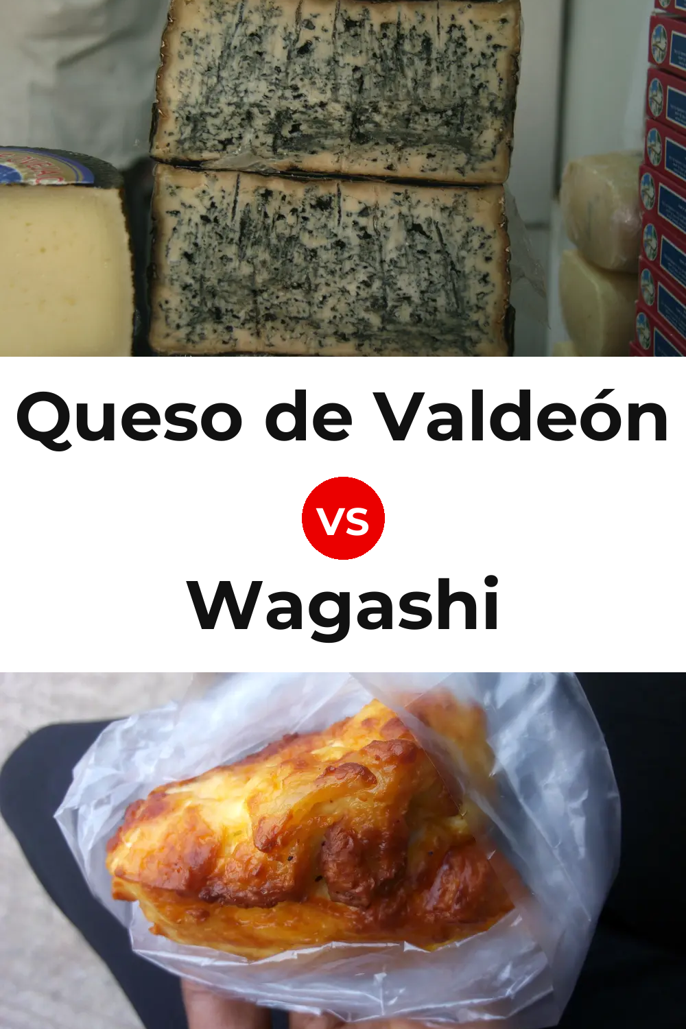 Queso de Valdeón vs Wagashi Cheese Pinterest comparison