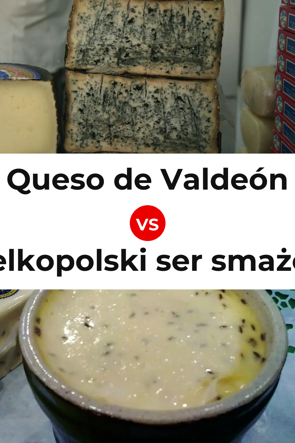 Queso de Valdeón vs Wielkopolski ser smażony Cheese Pinterest comparison