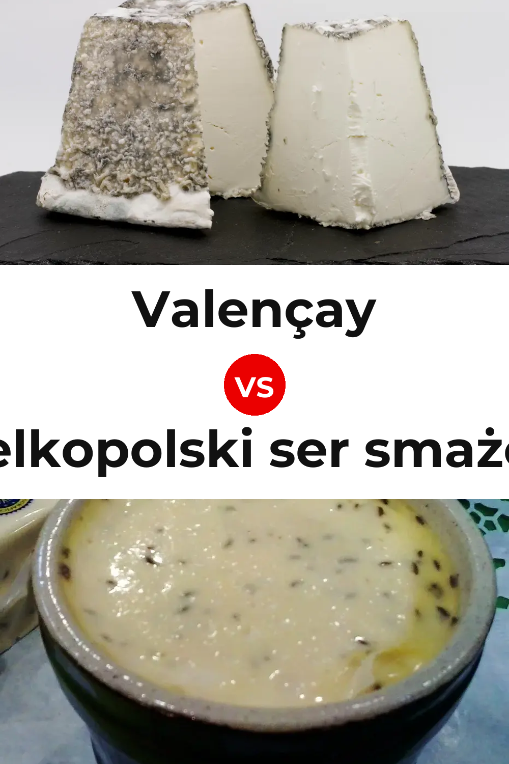 Valençay Cheese vs Wielkopolski ser smażony Cheese Pinterest comparison